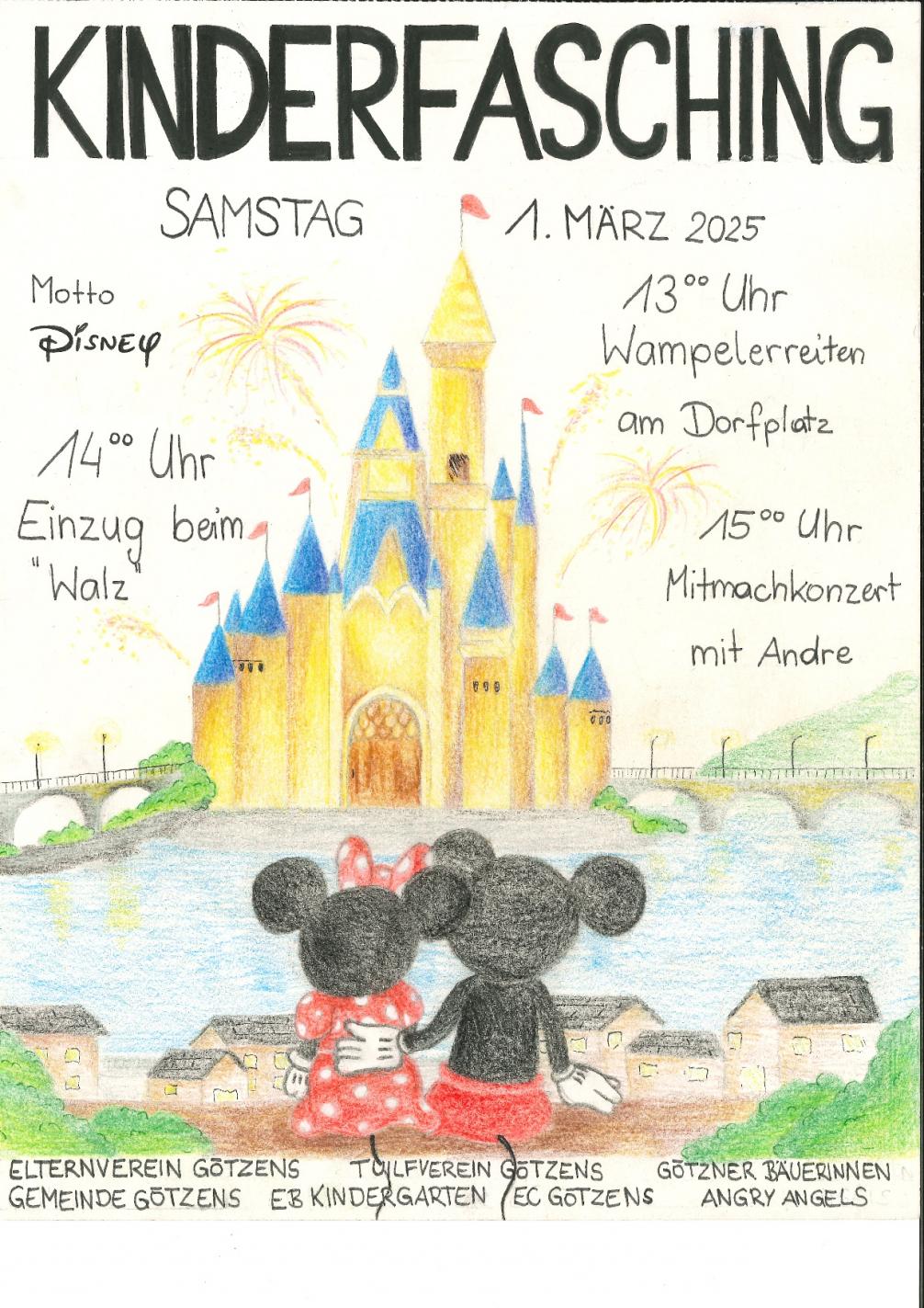 Einladung zum Kinderfasching