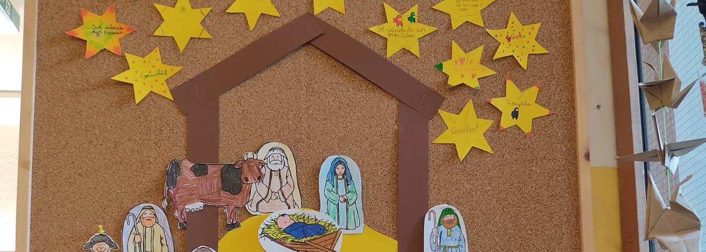 Weihnachtspinnwand